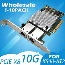 For Intel X540-T2 X540-AT2 10G PCI-E Dual RJ45 Port Ethernet Network Adapter Lot picture