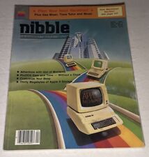 Vtg April 1985 Nibble Magazine ProDOS Apple II Macintosh Gas Miser Time Tutor picture