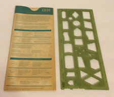 Vintage 1970s IBM Flowchart Template GX20-8020-1 Cover Sleeve Plastic Template picture