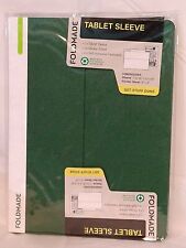FOLDMADE Tablet Sleeve in Jade Green, Universal Up To 10” NEW picture