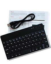 9-Inch Ultrathin (4mm) Wireless Bluetooth Keyboard for iOS All iPad IPhone  picture