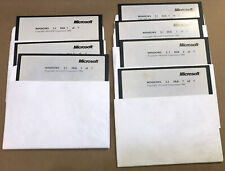 Microsoft Windows 3.1 Operating System Set of 7 Floppy Disk 5.25