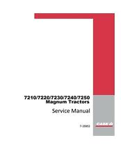 Case IH 7210 7220 7230 7240 7250 Magnum Tractor Service Repair Manual CD picture