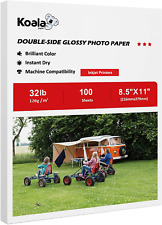 Koala Double Side Glossy Photo Paper 8.5X11 Inches 120Gsm 100 Sheets Compatible picture