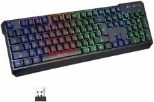 KLIM Chroma Rechargeable Wireless Gaming Keyboard     NEW IN BOX picture