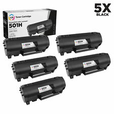 LD Reman For Lexmark 50F1H00 5pk HY Black MS310d MS312 MS315d MS410 MS415 picture