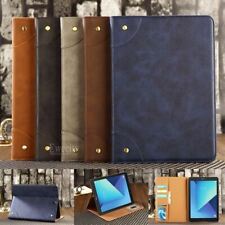 Folio Retro Wallet Leather Stand Magnetic Case Cover For Samsung Galaxy Tablet picture