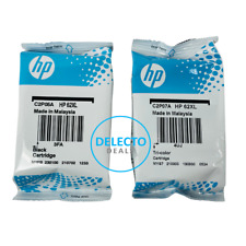GENUINE 2-PACK HP 62XL BLACK & COLOR INK CARTRIDGES OFFICEJET 5740 5742 NEW picture