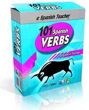 eSpanishTeacher Learn To Speak 101 Spanish Verbs Course Windows & Mac picture