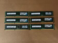 LOT OF 6 SAMSUNG 8GB 2RX4 PC3-10600R M393B1K70CH0-CH9Q5 SERVER MEMORY RAM W4-1(6 picture