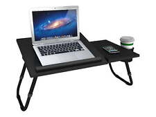 Portable Laptop Tray Table with Adjustable Tilt, Fits Laptops up to 17