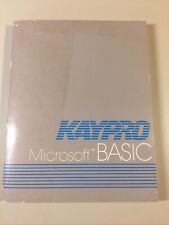 Vintage 1981 KAYPRO Microsoft BASIC Software Manual (NO DISK) picture