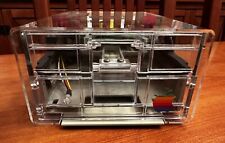 Beautiful Custom Clear Case Apple II 5.25 Floppy Disk II Drive A2M0003 Color LED picture