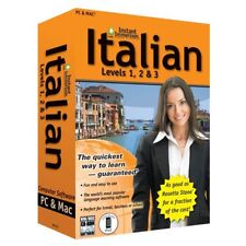 Learn How To Speak Italian With Instant Immersion Levels 1-3 Retail Box picture
