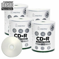 400 Smartbuy CD-R 52X 700MB/80Min Silver Inkjet Printable Blank Recording Disc picture