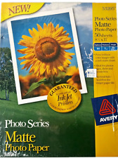 Avery Photo Paper Ink Jet 8.5 x 11 Matte Coated 50 Sheets 53205 Acid Free picture