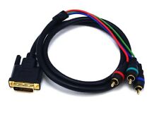 Monoprice (3869) 3.25ft DVI-I - 3 RCA Component Video Projector Cable - Lot of 2 picture