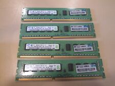 Lot of 4 Samsung 4GB PC3-10600E DDR3-1333MHz 2Rx8 ECC M391B5273DH0-CH9 16GB picture