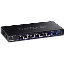 TRENDnet 10-Port Multi-Gig Web Smart Switch, 8 x 2.5GBASE-T Ports, 2 x 10G SFP picture