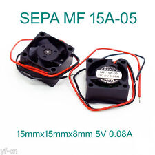 4pcs SEPA MF15A-05 15x15x8mm 1508 DC 5V 0.08A Precision Mini DC Cooling fan picture