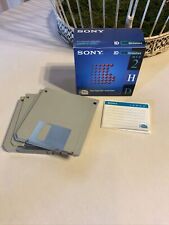 Sony HD IBM Formatted MFD 2 Micro Floppy Disk 2-Sided 9 Pack 2HD picture
