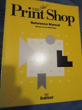 The New Print shop Reference Manual by Broderbund IBM / Tandy Version BOOK ONLY picture