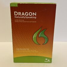 DRAGON Naturally Speaking Home Edition Version 12 Speech Recognition NO USB WIRE picture