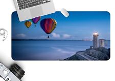 3D Lighthouse Balloons 10 Non-slip Office Desk Mouse Mat Large Keyboard Pad Game picture