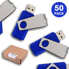 Wholesale 32GB Blue 5/10/50/100pcs Metal Anti-skid Style USB Flash Drive Memory  picture