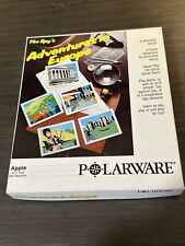 The Spy's Adventures in Europe Polarware demo Apple II plus IIe computer game picture