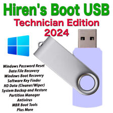 Hiren's Boot USB 2024 PC technicians Edition. Utilities Windows Password Reset picture