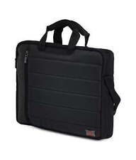 Wenger Polyester & Leather Anthem 17 inch Slimcase Laptop Bag, Black/Gray XU picture