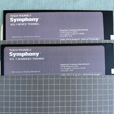 Vintage Computer 5.25” Floppy Teach Yourself Symphony Training 1984 5-1/4