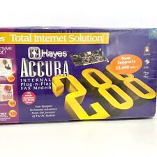 NOS 1990s Hayes Accura 336 INT PNP Fax Modem 288 v.34 Internal Plug~N~Play New picture