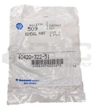 SEALED NEW ALLEN BRADLEY 40420-322-51 CONTACT KIT SIZE 2 1 POLE OEM picture