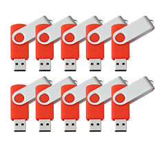 100 Pack 16GB Rotating Storage Flash Drive Memory USB 2.0 U Disk Red High Speed picture