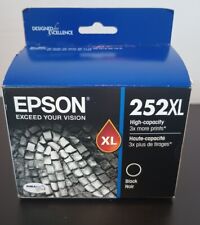 Epson 252XL Black High Yield Ink Genuine Sealed cartridge New In Box Exp 07.2024 picture