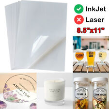 A4 Clear Sticker Paper for Inkjet Printable Vinyl Sticker Paper Waterproof picture
