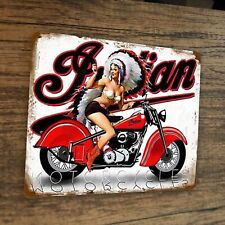 Indian Motorcycles Girl on Bike Mouse Pad picture