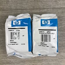 Genuine OEM HP 21 Black Ink Cartridge C9351A Lot Of 2 Sealed New picture