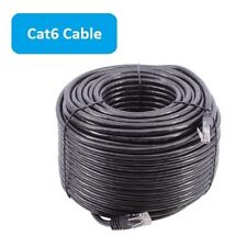 100 ft CAT6 Ethernet Cable HDPE Premium Quality High Speed LAN Patch Cord UL-CMR picture
