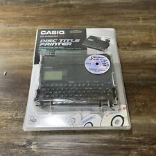 Casio CW-K85-L  Disc Title Printer Compact Disc DVD Printer NIB, Batteries Bad picture
