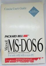 Packard Bell Microsoft MS-DOS 6 Concise User's Guide picture