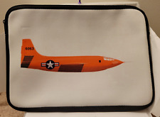 Airplane Laptop Sleeve Bell X-1 Rocket USAF 6063 AN-1-9b Insignia Soft Case picture