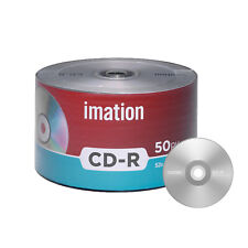 50 Pack Imation CD-R 52X 700MB/80Min Branded Logo Blank Media Recordable Disc picture