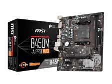 (Factory Refurbished) MSI B450M-A PRO MAX AM4 SATA 6Gb/s Micro ATX Motherboard picture