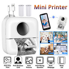 Portable Mini Pocket Thermal Photo Printer Wireless Bluetooth Inkless Printing picture