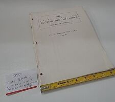 IBM Electric Punched Card Accounting Machines Type 63 Vintage 1950 PP picture