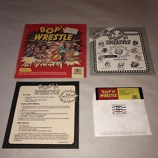 UNTESTED Bop 'N Wrestle Mindscape, 1986 Commodore 64/128 Complete in Box 5.25” picture