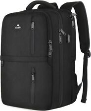 MATEIN Carry on Backpack, 40L Flight Approved Large Travel 17-inch, Black  picture